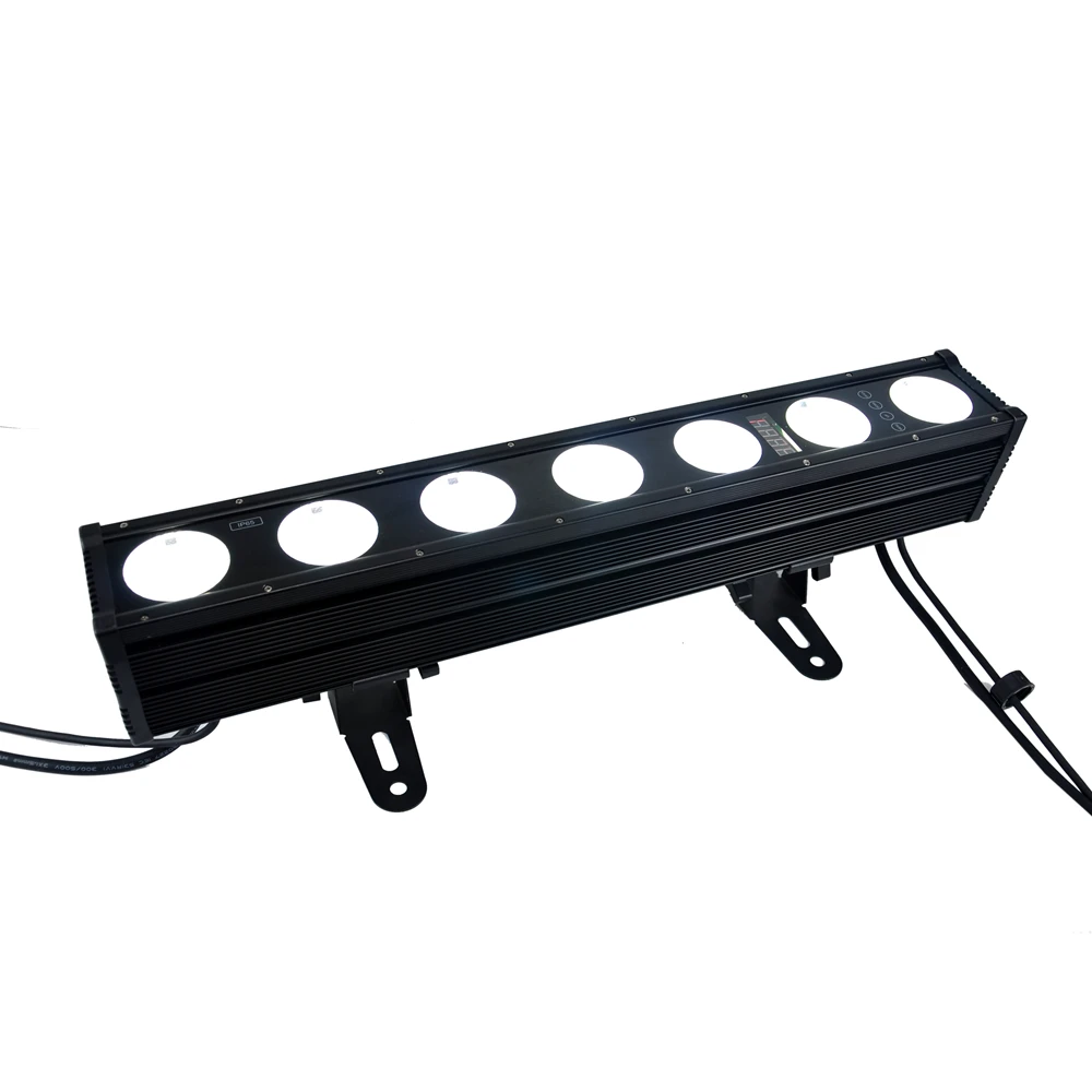 

New 7x30W COB RGBW Color Waterproof Bar Led Wall Washer Light 70cm Long Outdoor DMX Control Lighting Flood Light Pixel Leds