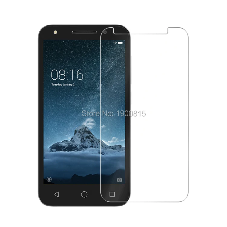 2 шт. 2.5d защитное закаленное стекло 9h для alcatel one touch u5 защита экрана закаленная