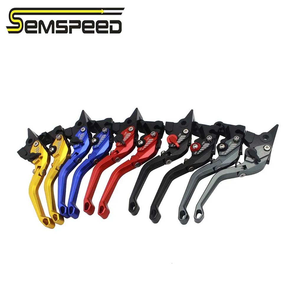 

SEMSPEED MSX logo Accessories Adjustable Motorcycle Folding Only Brake Clutch Levers For Honda MSX125 GROM 125SF 2016-2019 2020