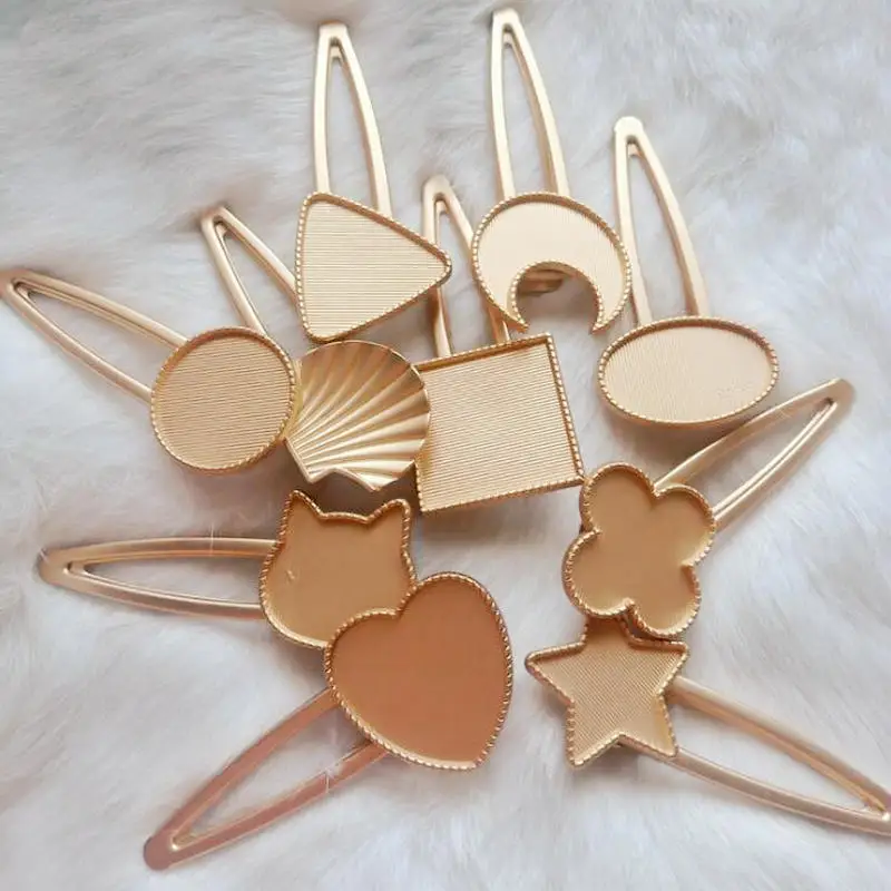 Милые аксессуары для волос сделай сам из тусклого золота веревочная шпилька