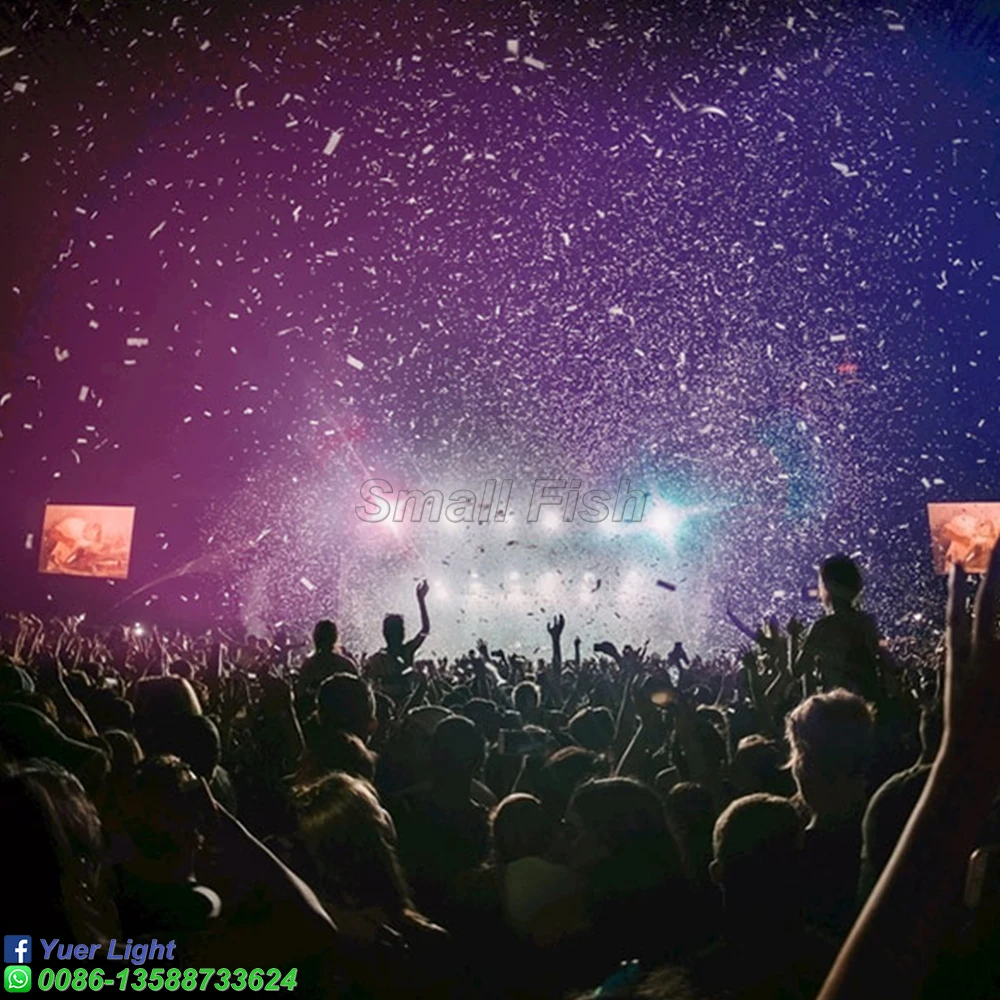 Профессиональный диско dj вечерние Rejoice 1200 Вт DMX контроллер светодиодный конфетти машина сценические спецэффекты DJ оборудование