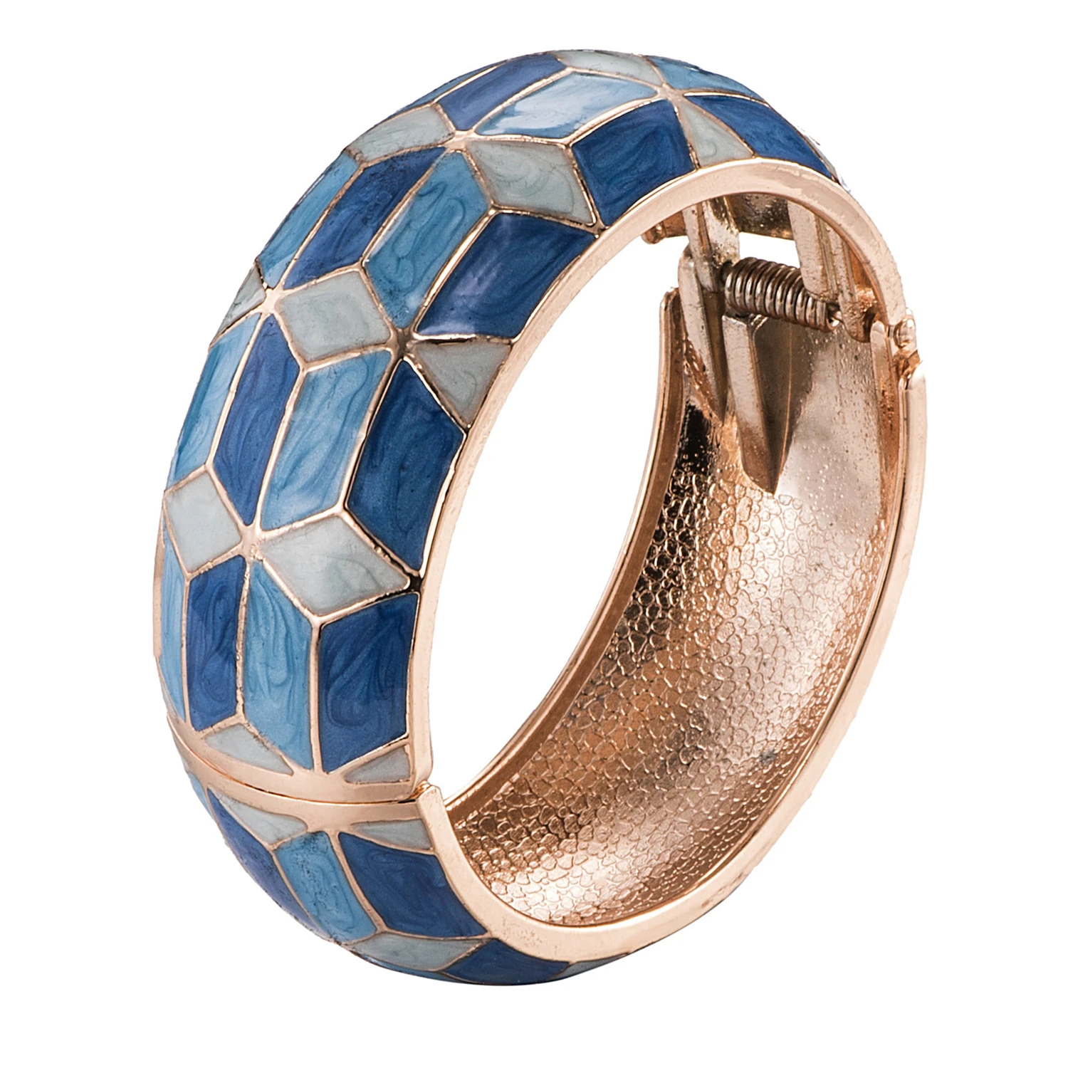 Широкий Браслет-манжета UJOY новейший дизайн цветная эмаль ручная работа весенний