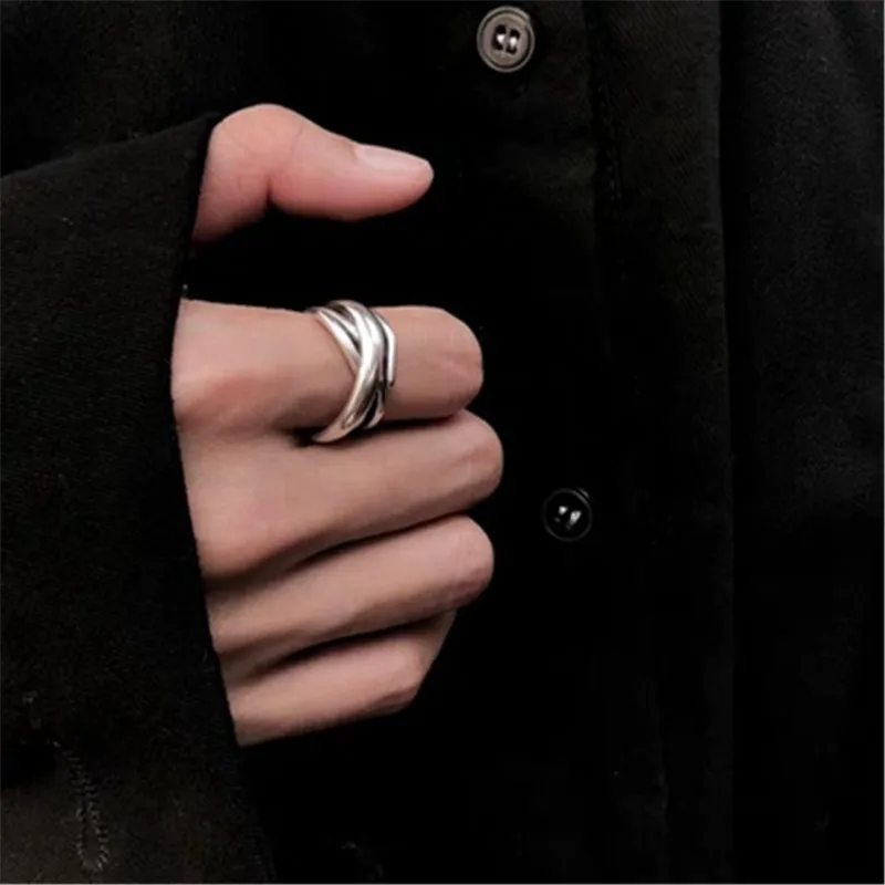 FFLACELL Стерлинговое кольцо с жемчужиной Открытое для свадебной церемонии