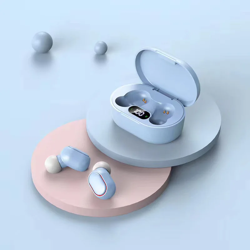TWS-стереонаушники E7S с микрофоном и зарядным футляром | Электроника