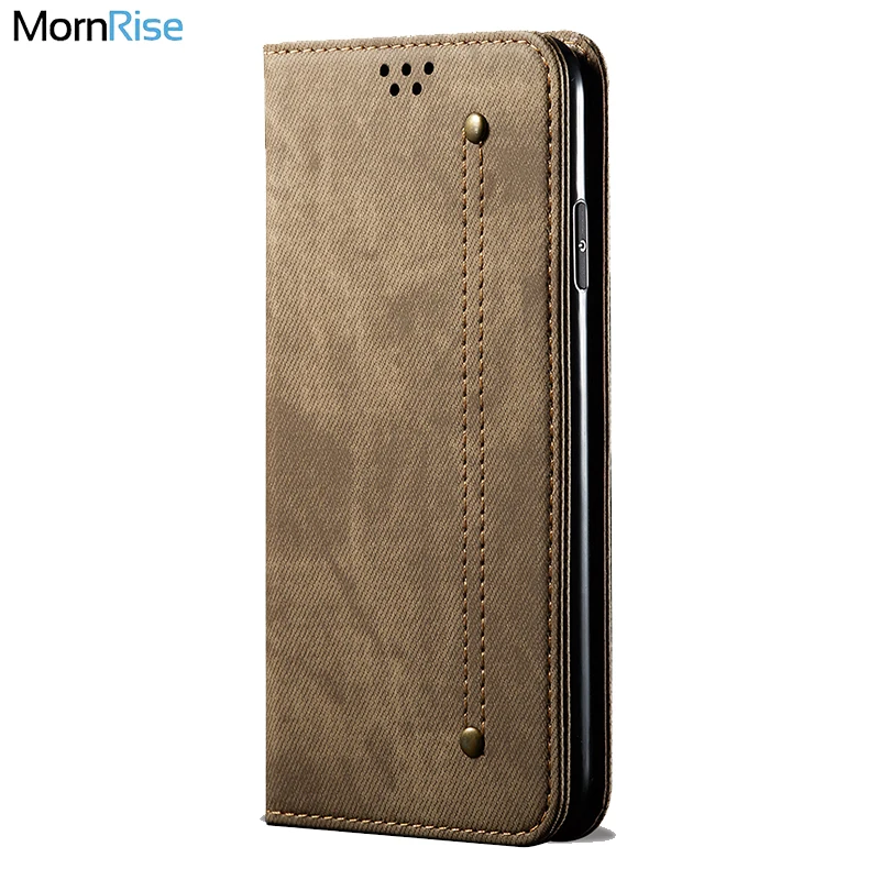 

Чехол-Кошелек для Xiaomi Redmi 9, Магнитный чехол-книжка с откидной крышкой для Redmi Note 8 Pro, джинсовая кожаная сумка для телефона, откидная подставка...