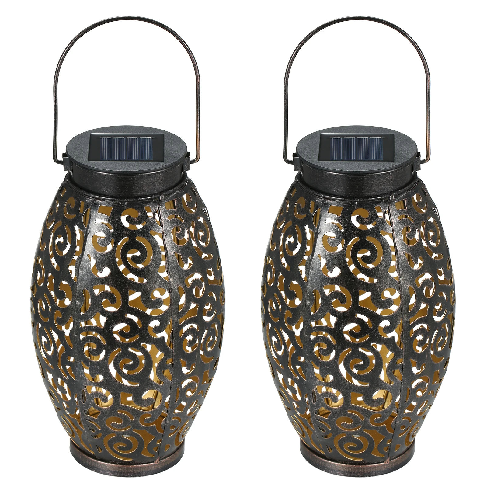 

Tomshine Солнечная энергия светодиодный фонарь наружная Подвесная лампа IP44 водонепроницаемость для патио, сада, двора, дорожек