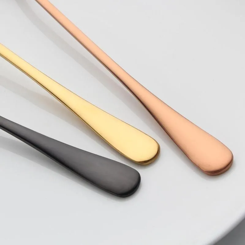 

Steel Mug Spoon Coffee Tea Spoon Long Handle Home Spoon Flatware Spoon Spoonmug Coffee Coffee Drinking Stirring T W4A7