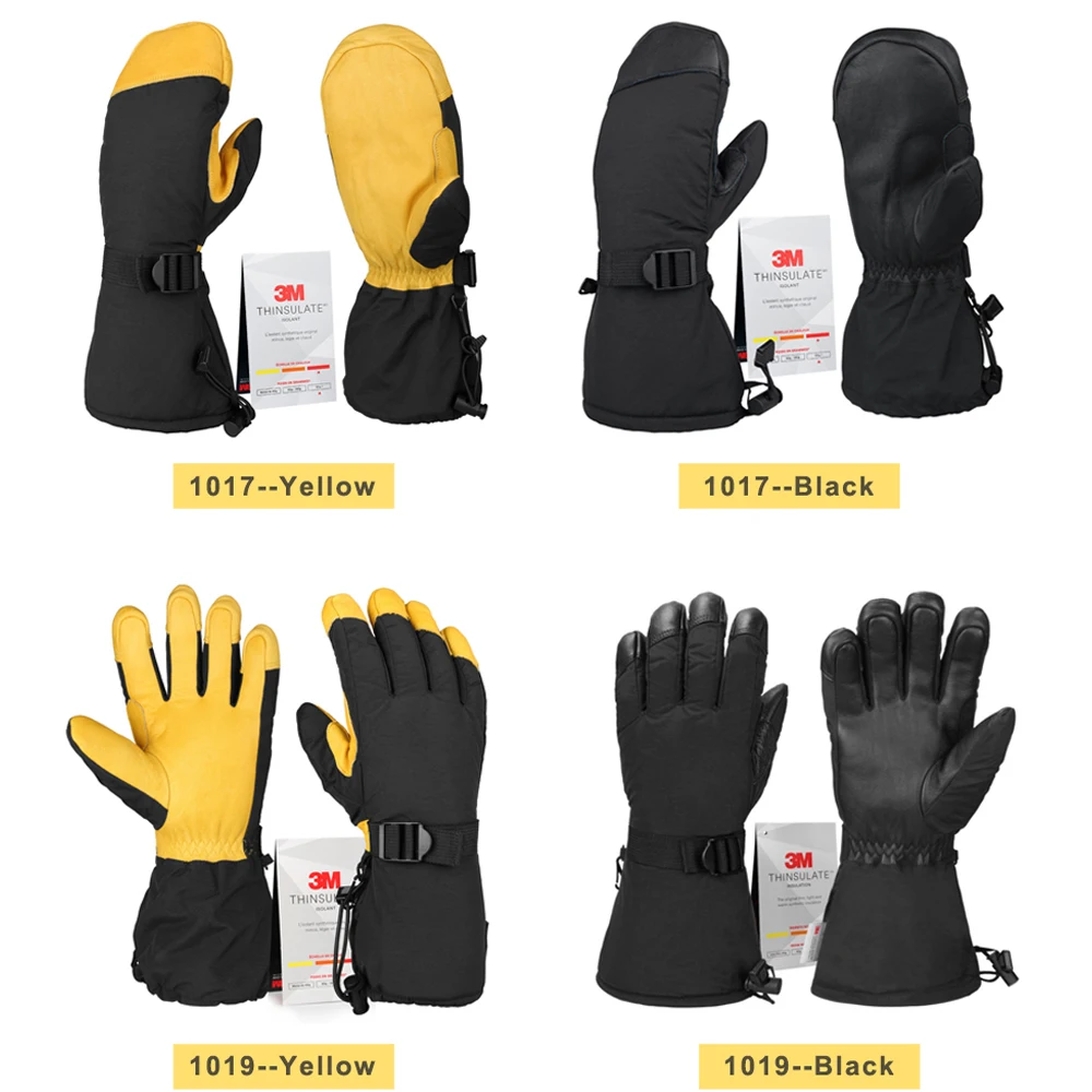 Зимние перчатки OZERO унисекс для сноуборда и лыж, Нескользящие водонепроницаемые теплые зимние перчатки для сенсорных экранов для спорта на ... от AliExpress WW