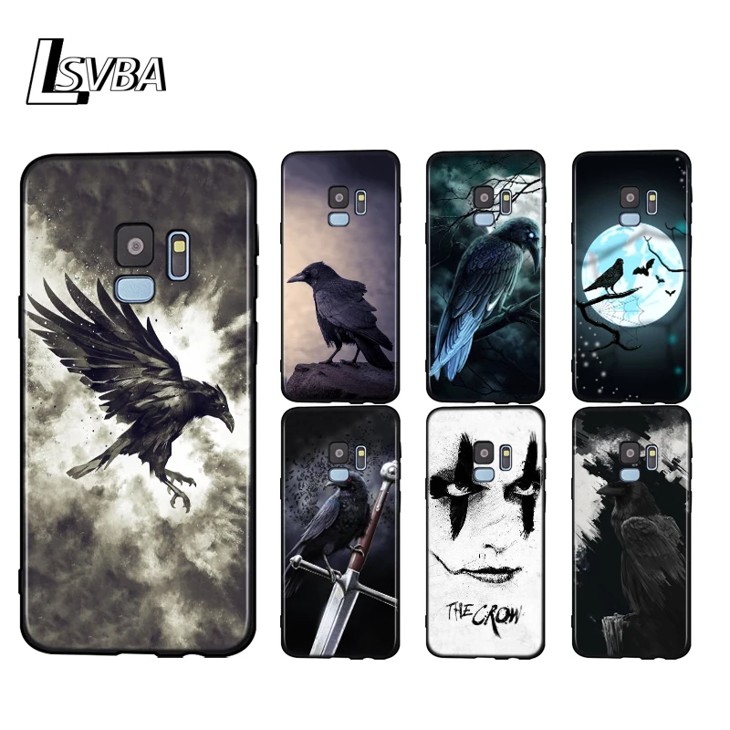 

Silicone Cover Hot Raven Dark Crow For Samsung Galaxy A9 A8 A7 A6 A6S A8S Plus A5 A3 Star 2018 2017 2016 Phone Case