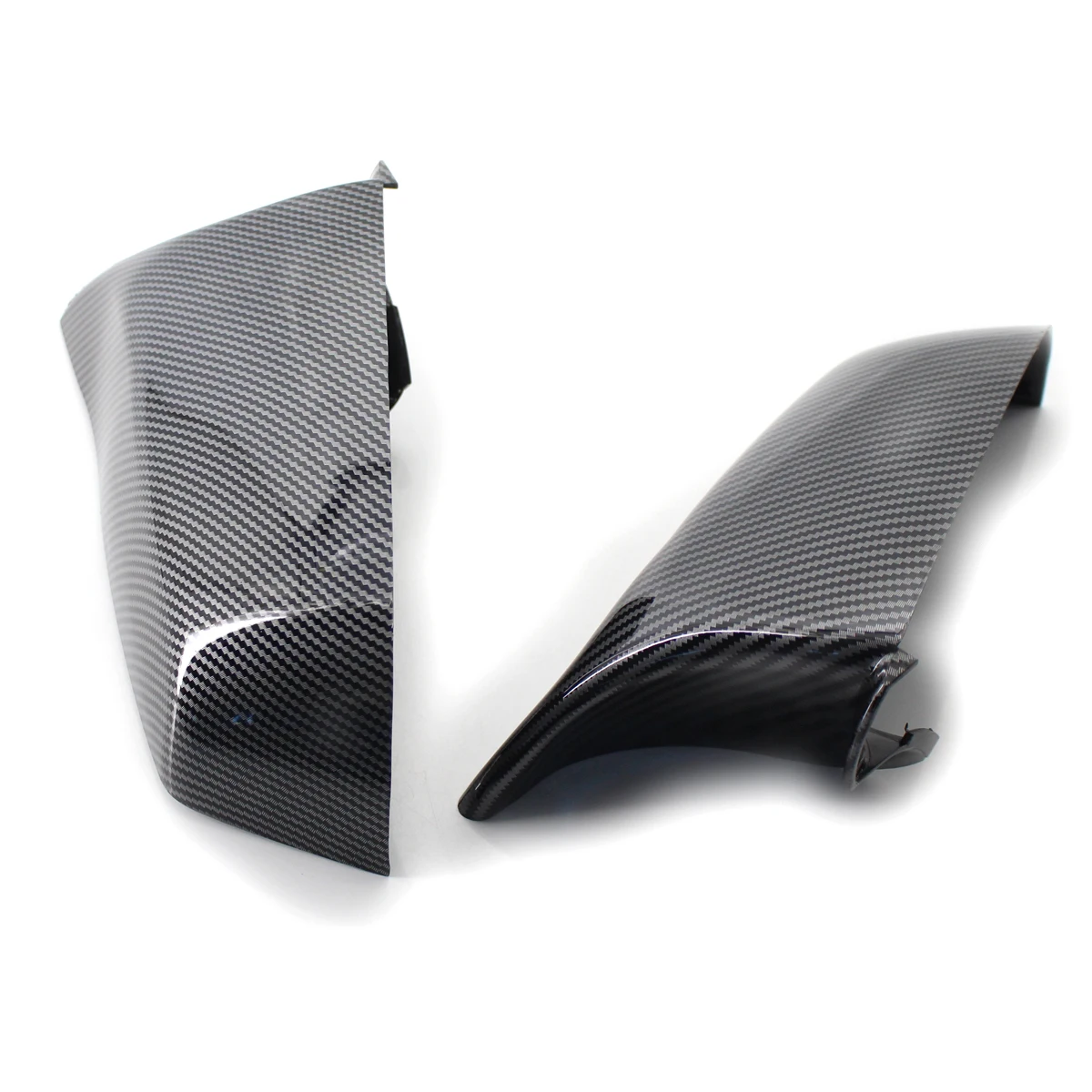 Чехол для зеркала заднего вида углеродное волокно яркий черный BMW 5 6 7 серии E60 F10 F11