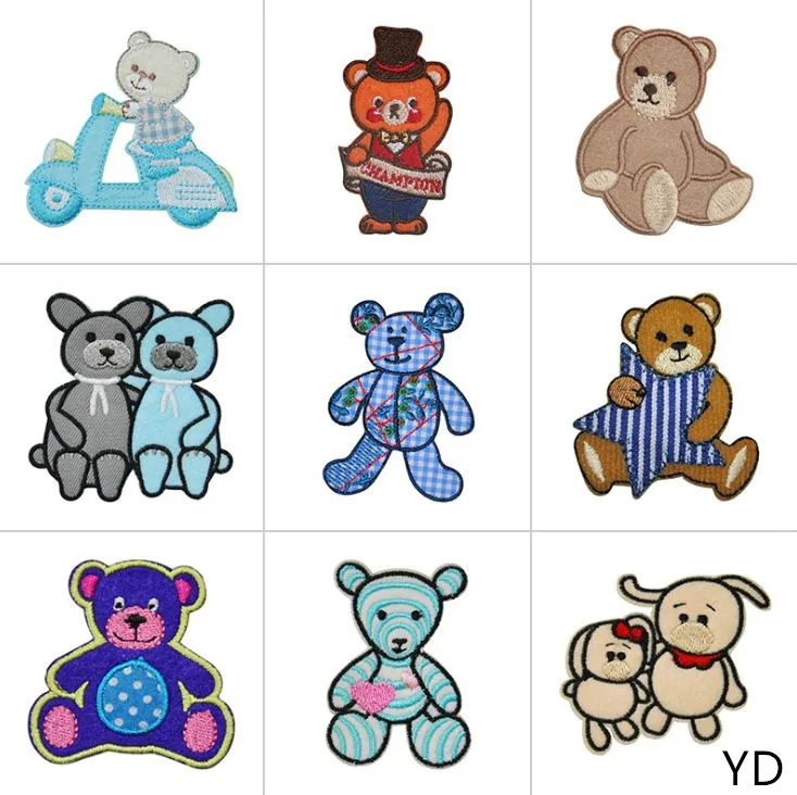 

New arrival 10 pcs Embroidered patches iron on Jeans coat tshirt bag shoe hat Motif emblem gift decor accessory diy