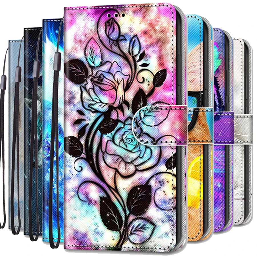 

P40Lite P40 Pro Plus Leather Case for Huawei P40 P 40 Lite E Flip Wallet Case Huawei P40 Pro P 40 Light Stand Cover P40 Fundas