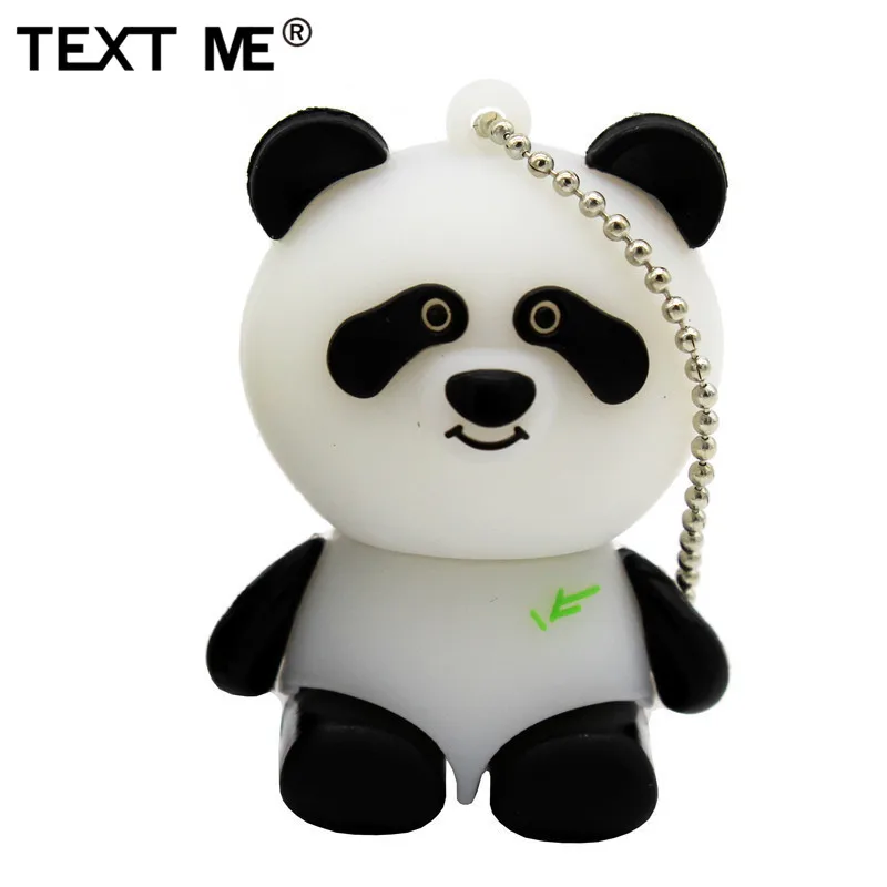 Usb флеш накопитель TEXT ME в виде мультяшной панды usb 2 0 4 ГБ 8 16 32 64 ГБ|USB