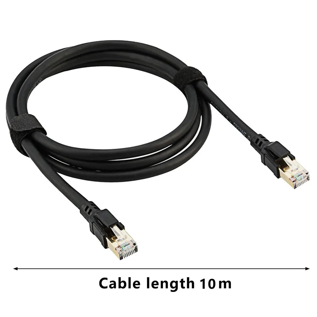 

Ethernet Cable Shielded 26awg Lastest 40gbps Heavy Duty High Speed Lan Network Cable For Router Modem Gaming