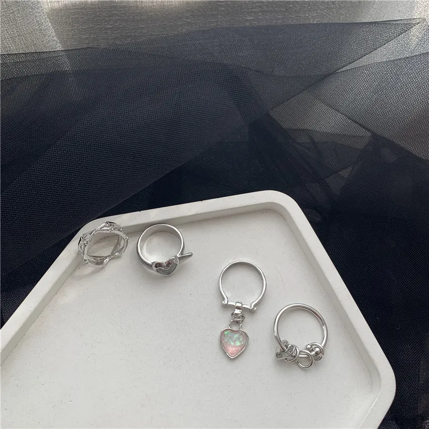 

2021 New Hot Sale Cross Circle love Rings Wholesale Popular Flower Rings For Women Jewelry Making