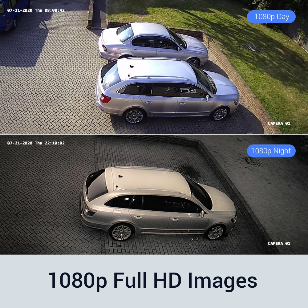 Система видеонаблюдения ANNKE 8CH 2MP HD H.265 + 5 В 1 5MP Lite DVR с 4 водонепроницаемыми камерами