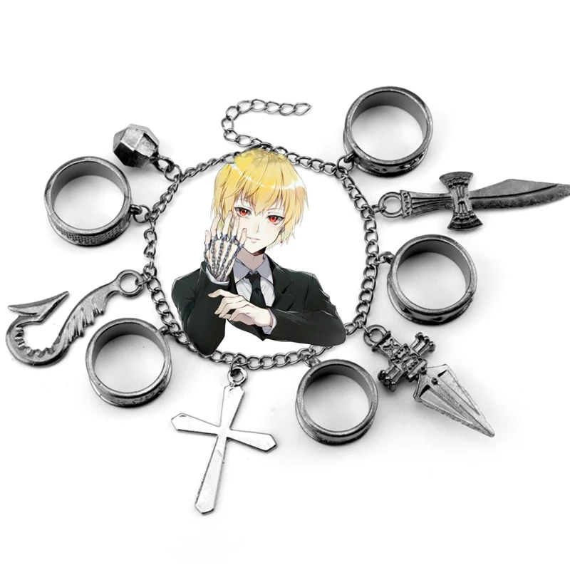 Браслеты из аниме Hunter x Kurapika для мужчин и женщин ювелирные изделия косплея