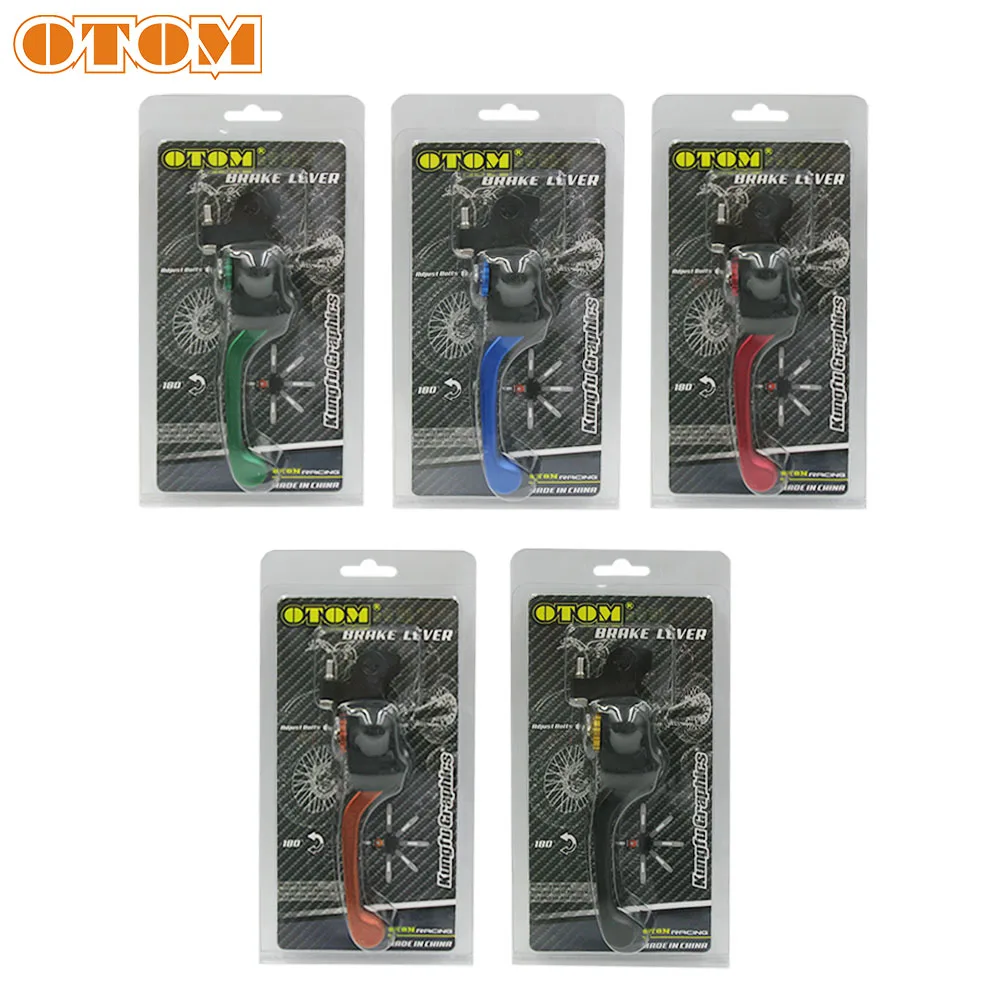 OTOM CNC мотоциклетный складной передний тормоз ручка для мотоцикла Регулируемый