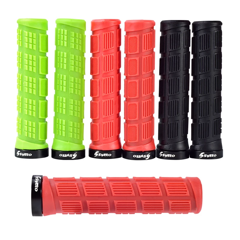 Велосипедные ручки противоскользящие резиновые велосипедные из ТПУ с замком