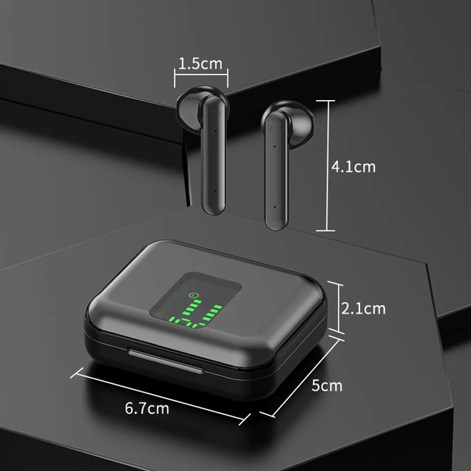 Мини Bluetooth-наушники Беспроводные TWS-наушники Стереозвук Спортивные наушники