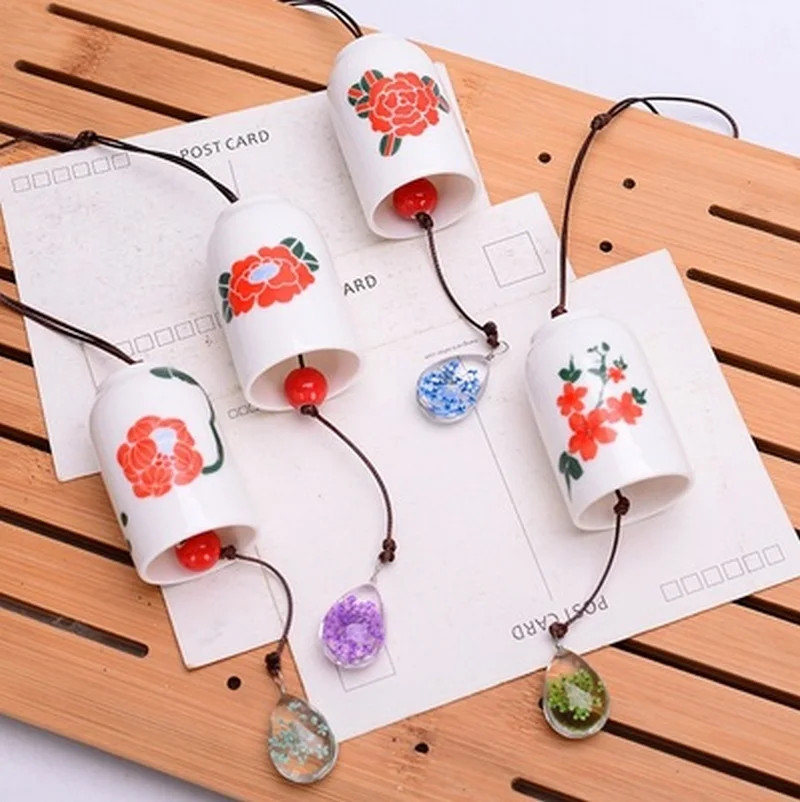 Китайская керамическая солнечная кукла ветряные колокольчики праздничный