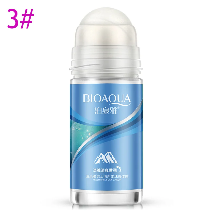 

BIOAQUA Ball Body Lotion Antiperspirants Underarm Deodorant Roll on Bottle Women Fragrance Men Smooth Dry Perfumes BFC996