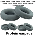 Сменные амбушюры 45 мм 55 50 55 60 65 70 75 мм 80 мм 100 мм 95 мм 105 мм 110 мм, мягкие амбушюры из белкового пенопласта, амбушюры для наушников общего назначения