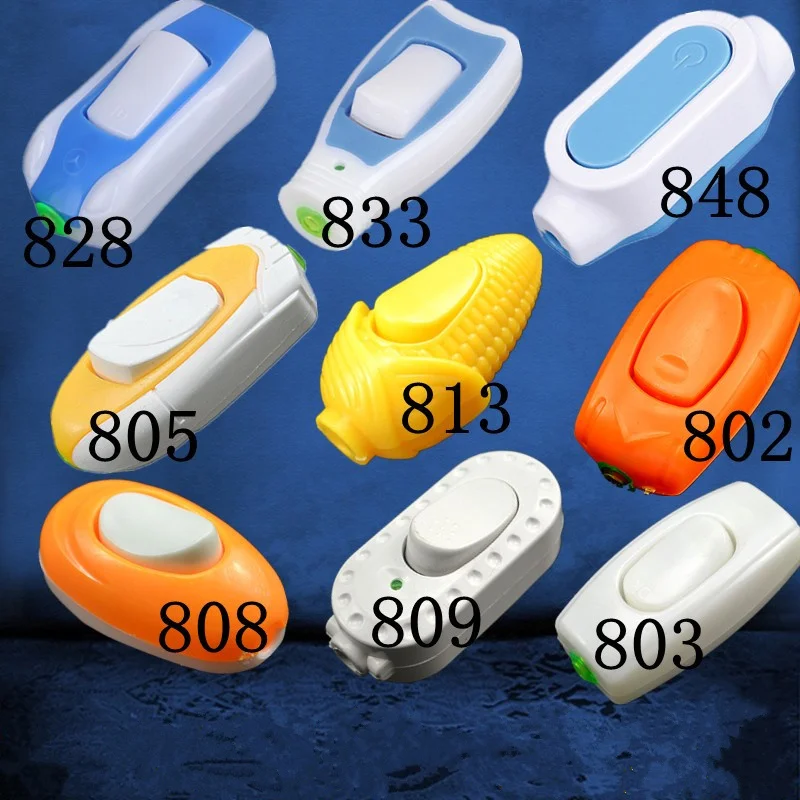 6 шт. Высокое Качество Прикроватный выключатель ВКЛ./ВЫКЛ. 250В 6А прерыватель