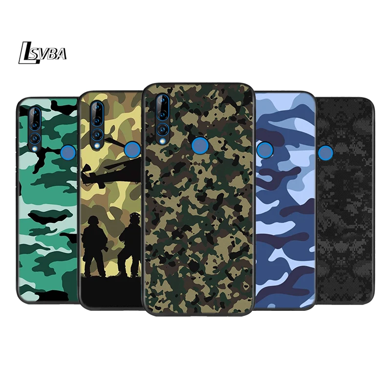 

Camouflage Art For Honor 30i 30S 30 V30 V20 20E 20S 10X 10i 10 9N V9 8S 8C 7C Play 3E Lite Pro Silicone Phone Case