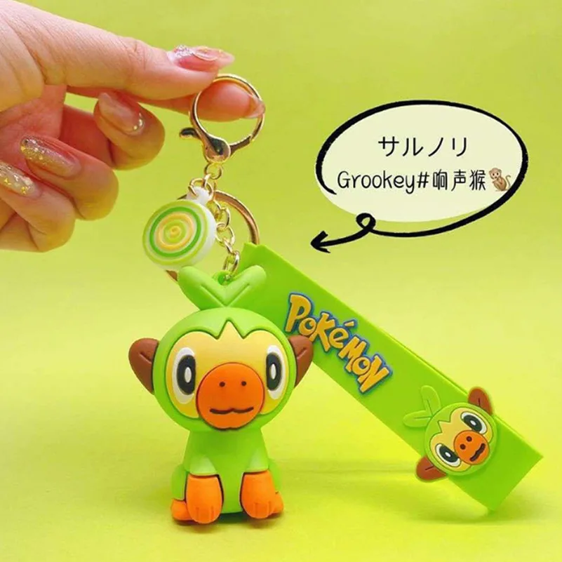 Новые игрушки Pokemon Keychian для детей кольцо ключей в виде Пикачу психоутки