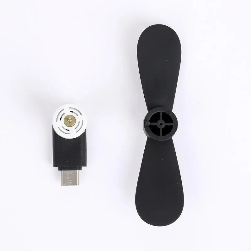 Хорошая производительность для смартфонов портативный вентилятор из TPE Mini USB 3 1