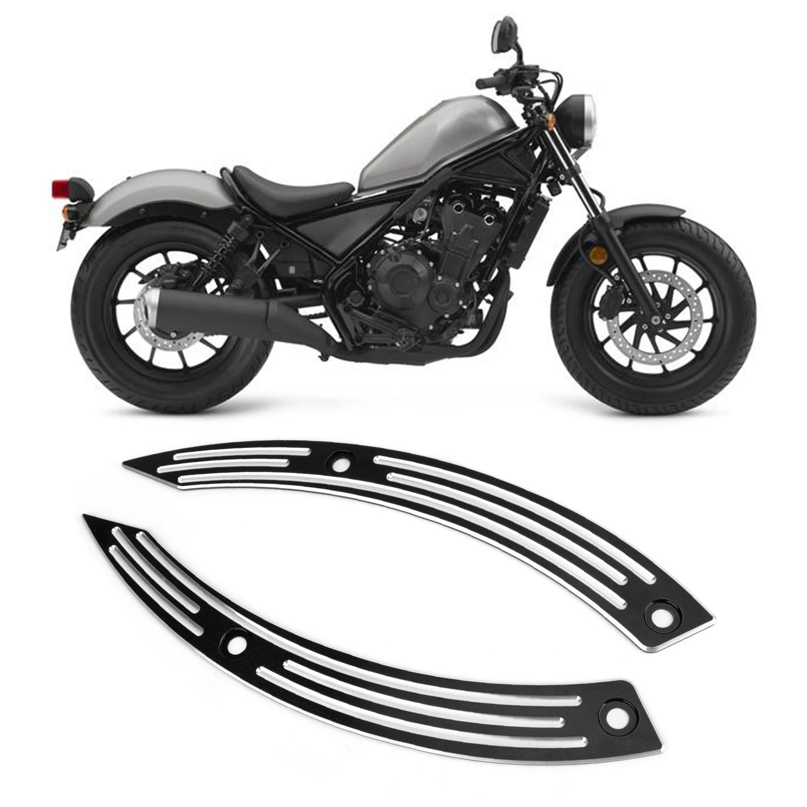 

Areyourshop for Honda REBEL CMX500 CMX300 CMX 300 500 2017 2018-2020 Rear Fender Shield Mudguard Side Cover Trim Plate Fairing