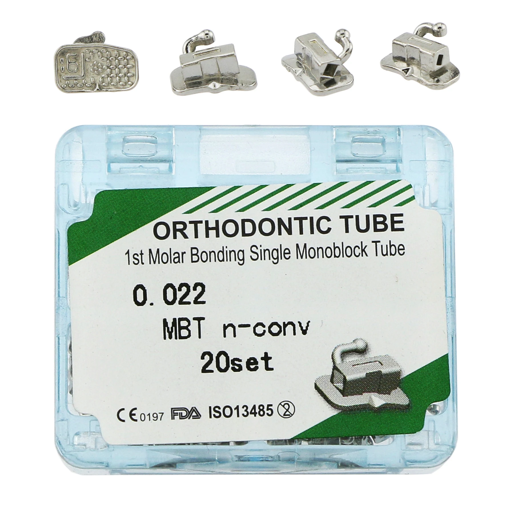 Стоматологические Ортодонтические моноблоки обрабатываемые букальные трубки MBT