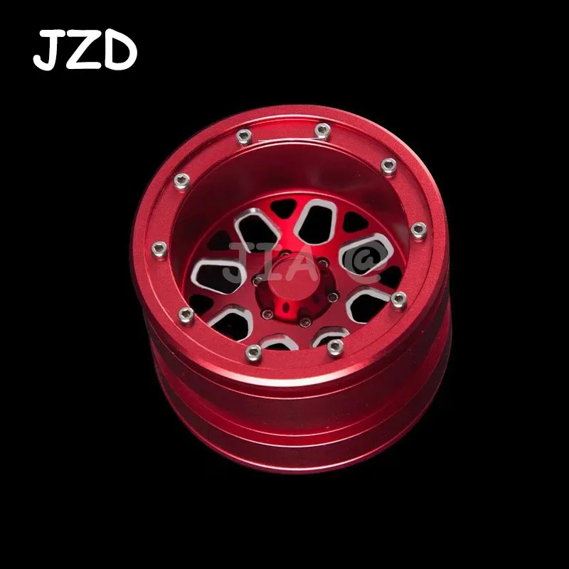 4PCS 4 шт. D1RC 2,2 дюймов подсолнечника Beadlock Обода Колеса для 1:10 1:8 Traxxas TRX-4 TRX4 RC4WD D90 D110 TF2 осевой SCX10 90046 RC автомобиль Y005 - Цвет: 4PCS