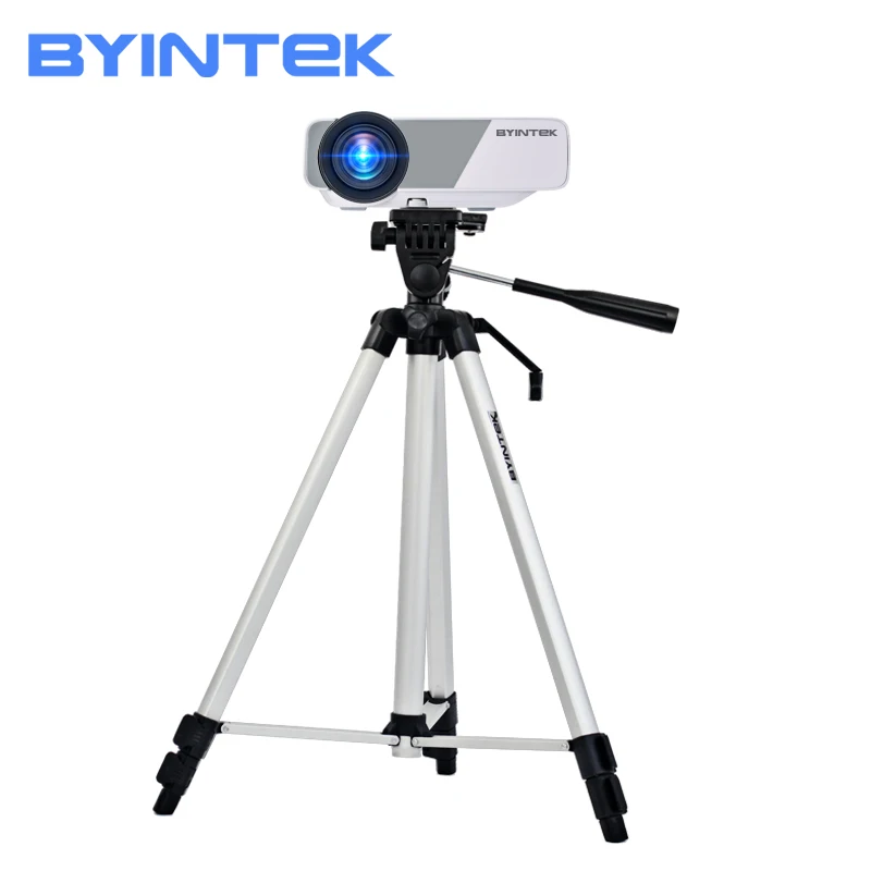 Штатив проектор BYINTEK оригинальный Портативный Телескопический алюминиевый