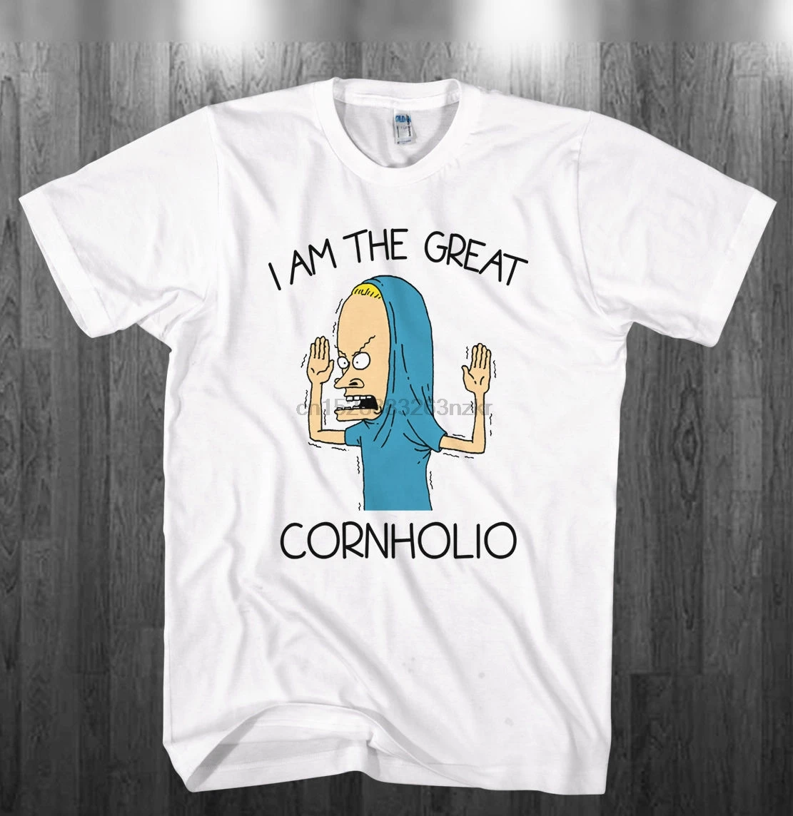 Футболка I am the Great cornalio белые рубашки Beavis Butthead повседневные футболки больших