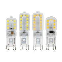 2pcslot g9 led bulbs dimmable 3w 5w chandelier light bulbs 110v 220v warm white white g9 bi pin base bulbs 360 degree