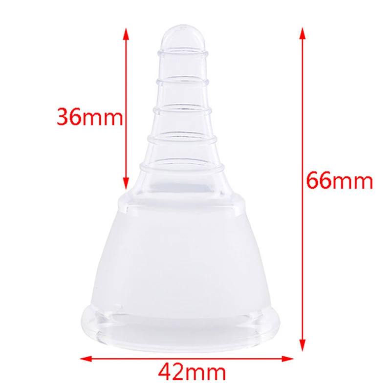 

1PCS Menstrual Cups Foldable Feminine Hygiene Hollow Tail Menstrual Collector Soft Silicone Cup Reusable Menstrual Cup New