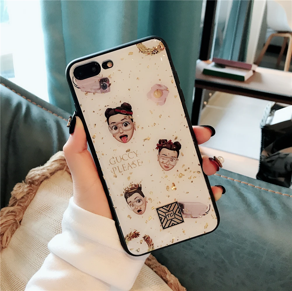 Роскошный блестящий чехол для телефона iPhone 7/8/6/6s Plus защитный X/XR/XS Max мягкий