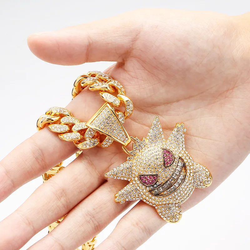 Цепочка с кулоном из титановой стали в стиле хип хоп|Украшения своими руками для