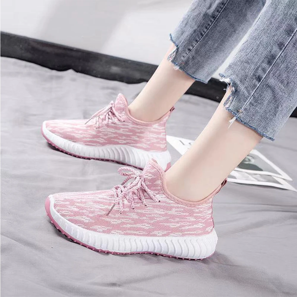 

Womens Sneakers Ladies Walking Sneakers Running Shoes Breathable Lace- Up Nursing Casual Sports Girls Vulcanized Shoes X0008