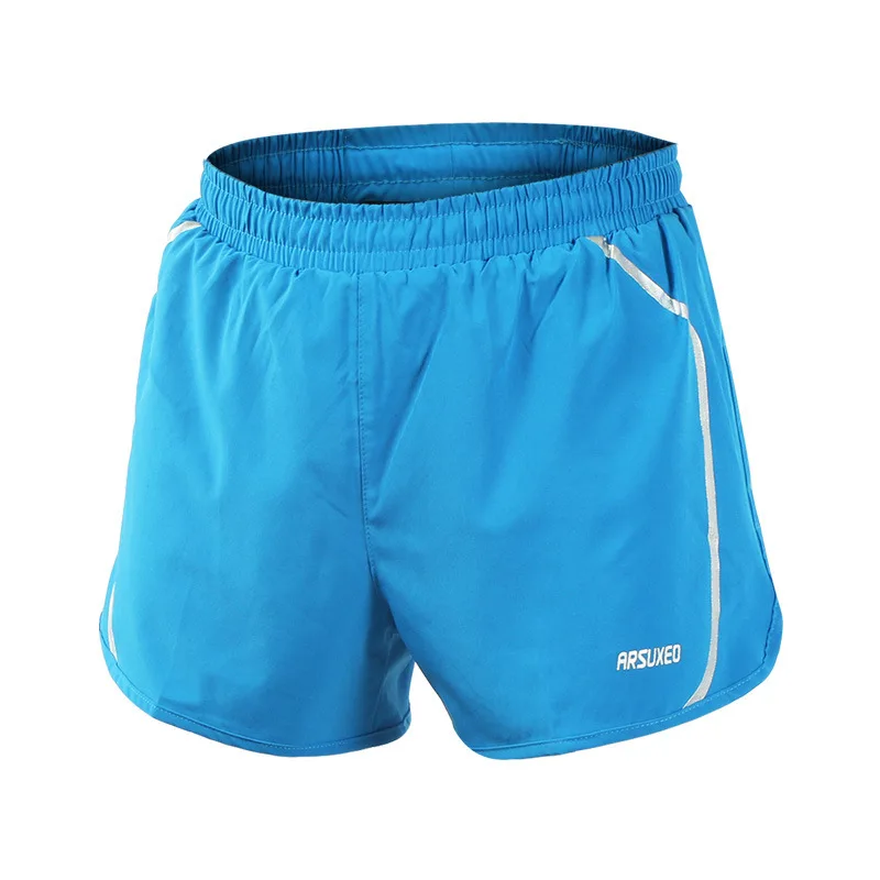 Мужские и мужские тренировочные шорты для бега с подкладкой дышащие марафона