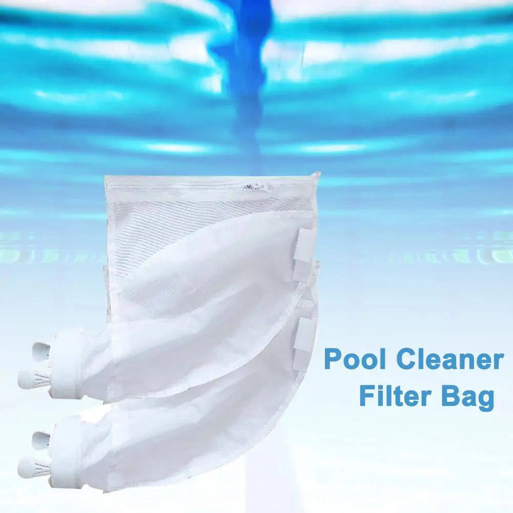 

2PCS Pool Cleaner Filter Bag Useful Durable Zipper Replacement Bags Pouches Pool Vacuum Cleaner for Polaris 280 480 Model