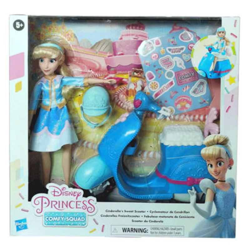 

Hasbro Princess fashion invincible Destruction King 2 Cinderella and motorcycle carrier family toys