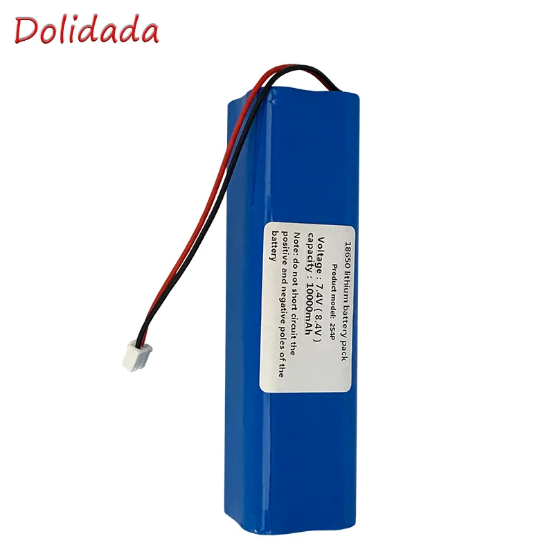 

7.4V 8.4V 10.0Ah 2S4P Rechargeable 18650 lithium ion battery pack for ebike 1PCS 7.4V10000mAh