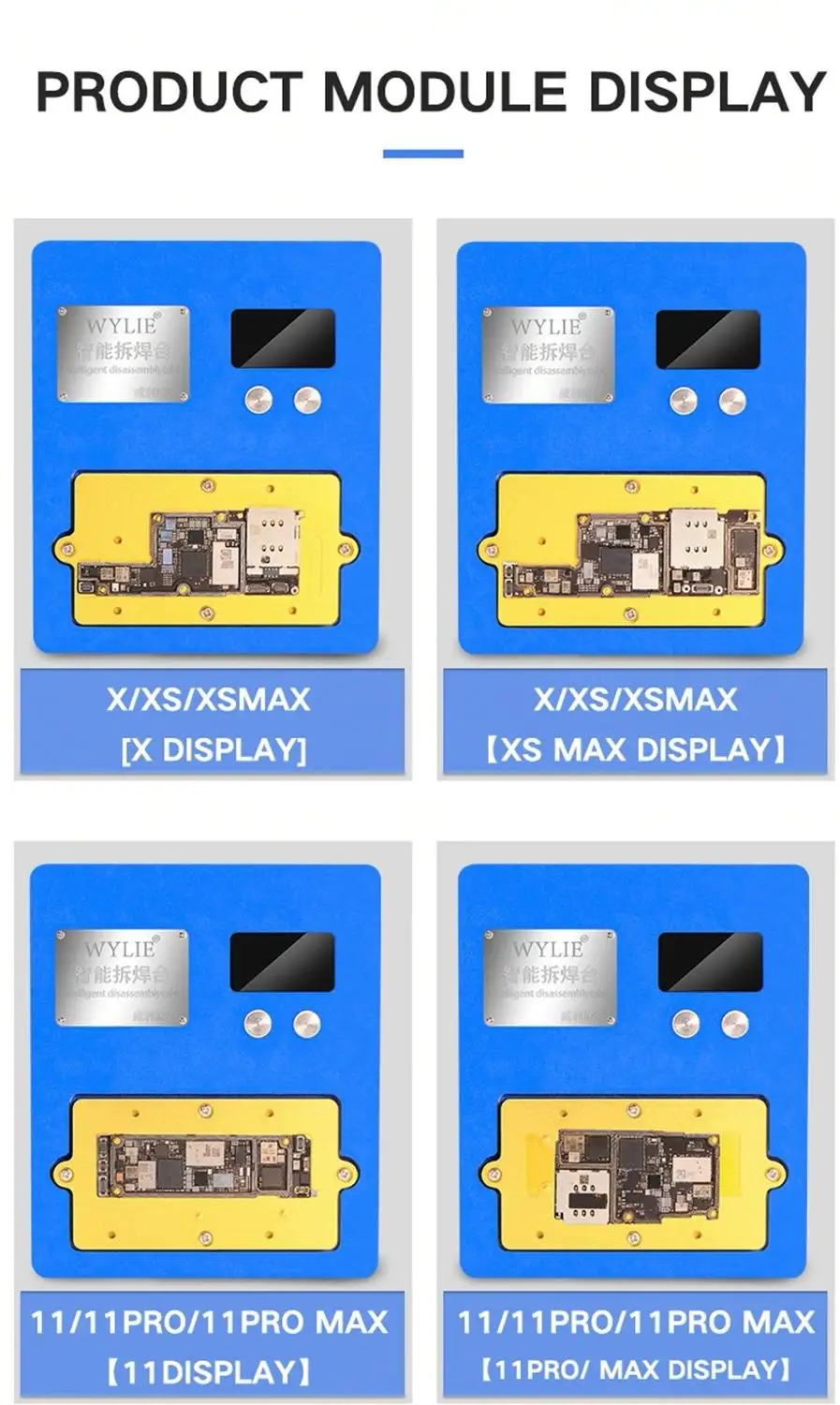 

7IN1 K85 disassembly welding platform For iphone X XS MAX 11 11 PRO MAX Motherboard layered laminating face dot matrix repair