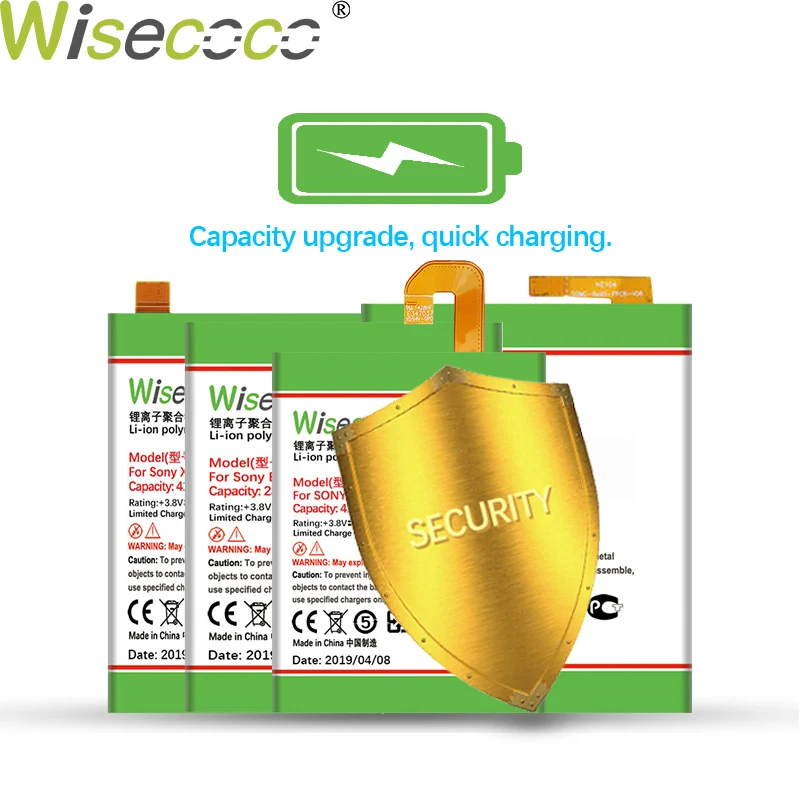 Аккумулятор Wisecoco 4650 мАч LIS1593ERPC для SONY Xperia Z5 E6603 E6653 E6633 E6683 E6883 последняя продукция с