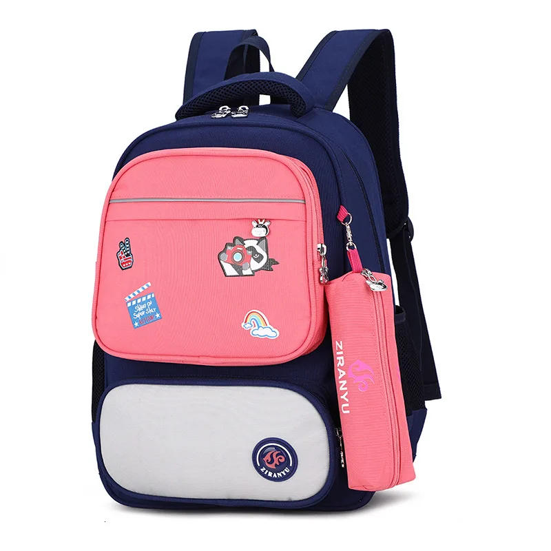 waterproof Children School Bags For Girls Floral Printing Backpack Kids Book Bag Primary School Backpacks kids Satchel mochila