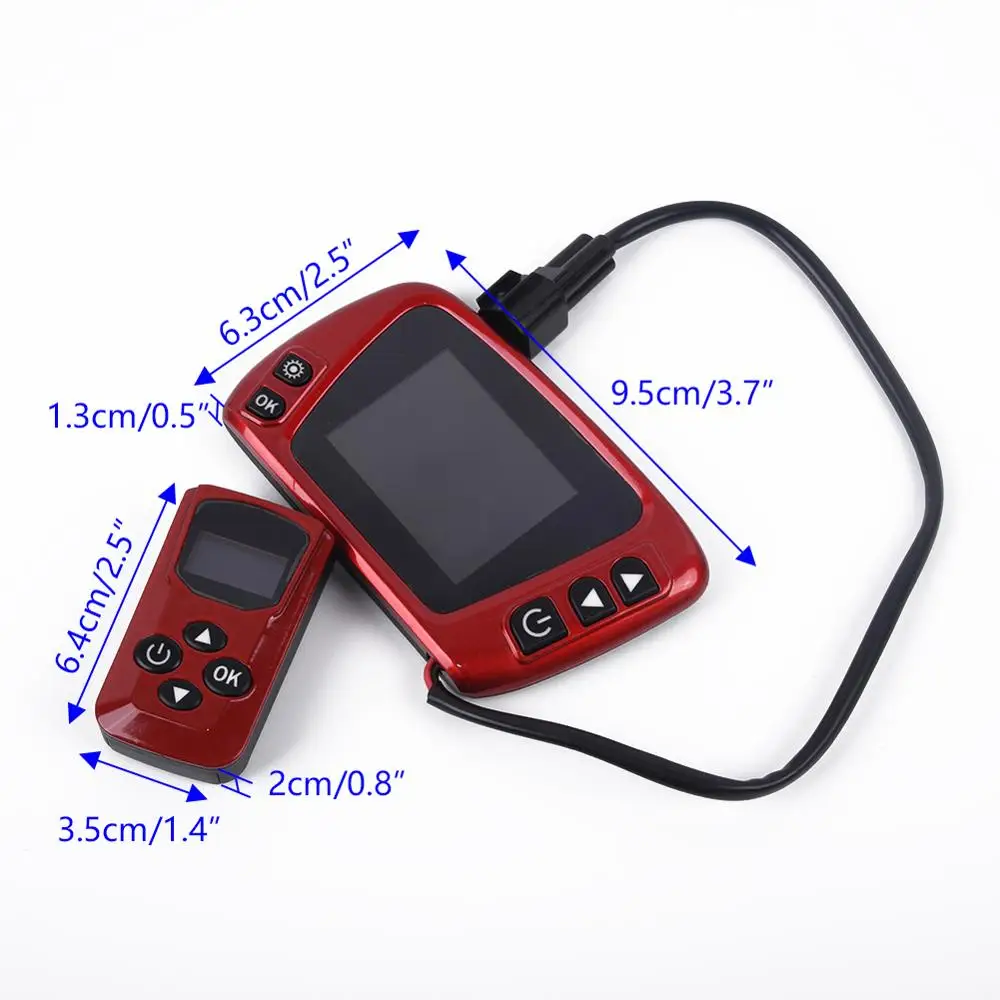 12V 24V ЖК дисплей термостат Дисплей выключатели пульт дистанционного управления