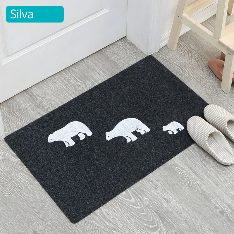 80*120 внутренний Супер поглощающий дверной коврик для входной двери латексная